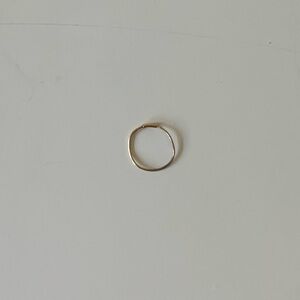 Catbird tiny whisper 14k gold hoop dainty stacking earring